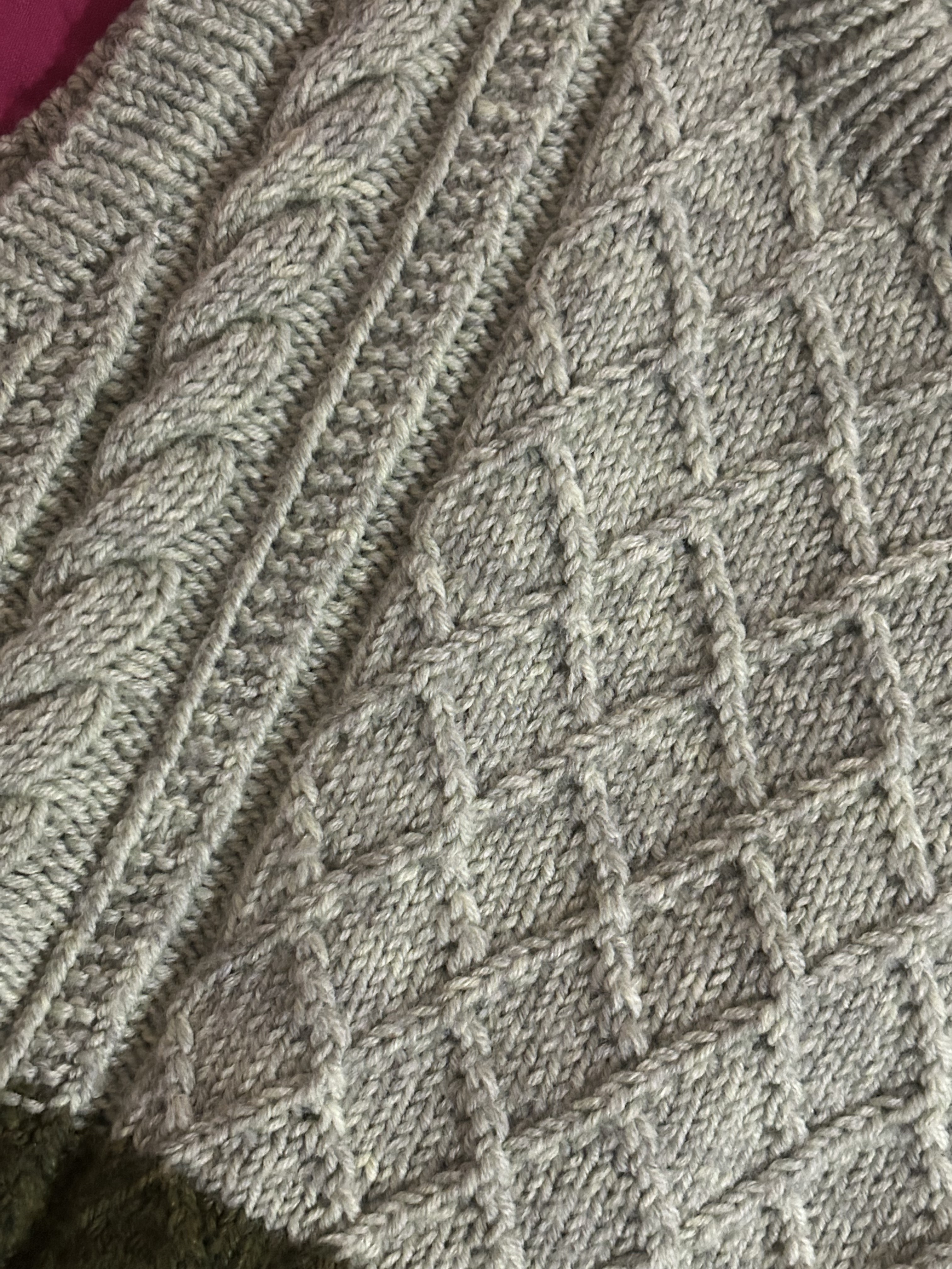 Detail of my Moby Slipover.